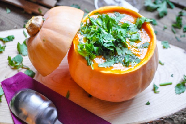 DishTales.com | Butternut Squash Carrot Soup